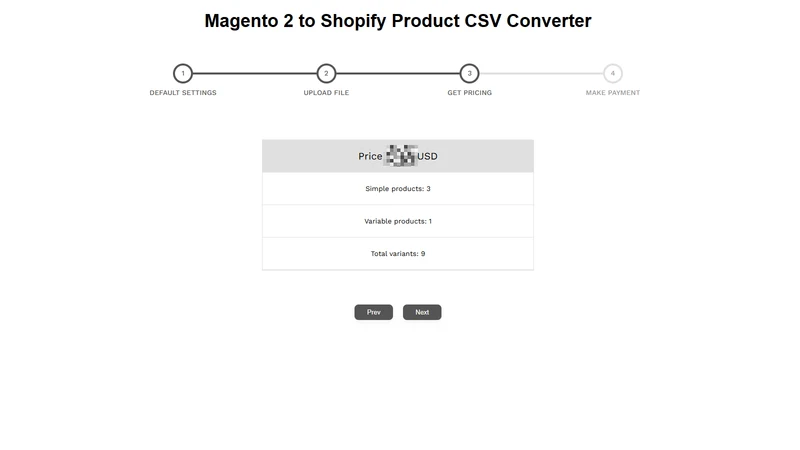 Vostari CSV Converter: Magento