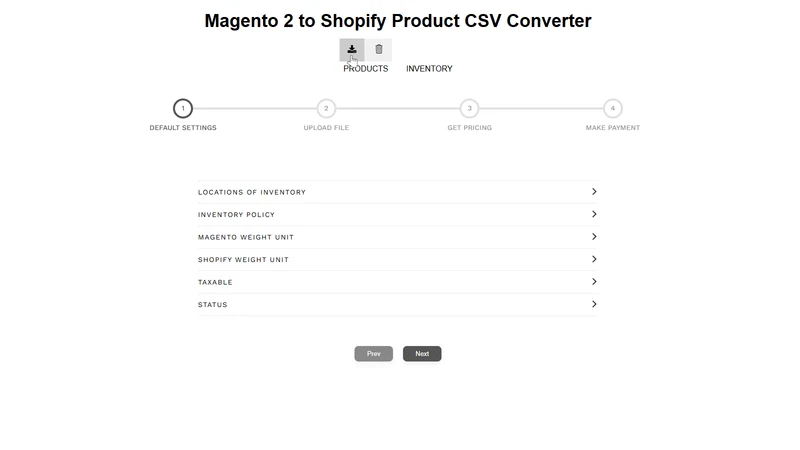 Vostari CSV Converter: Magento