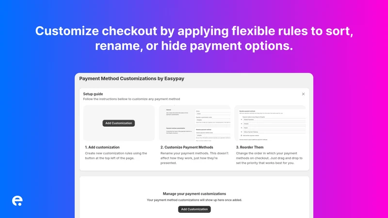 Easypay payments