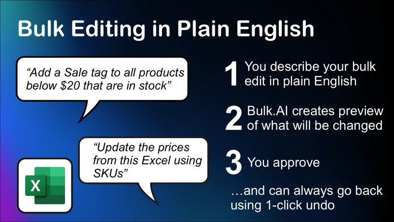 Bulk AI ‑ Smart Product Editor