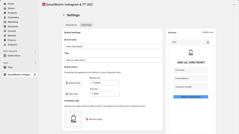 SonarBloom: UGC & Usage Rights