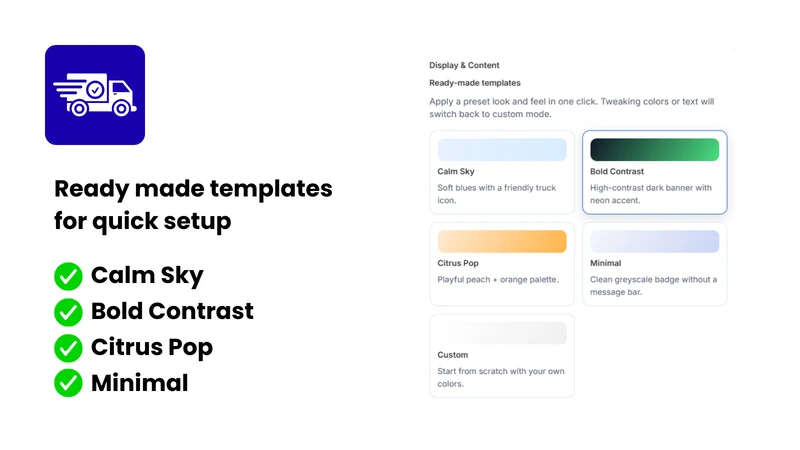 Estimatery ‑ Delivery Date ETA