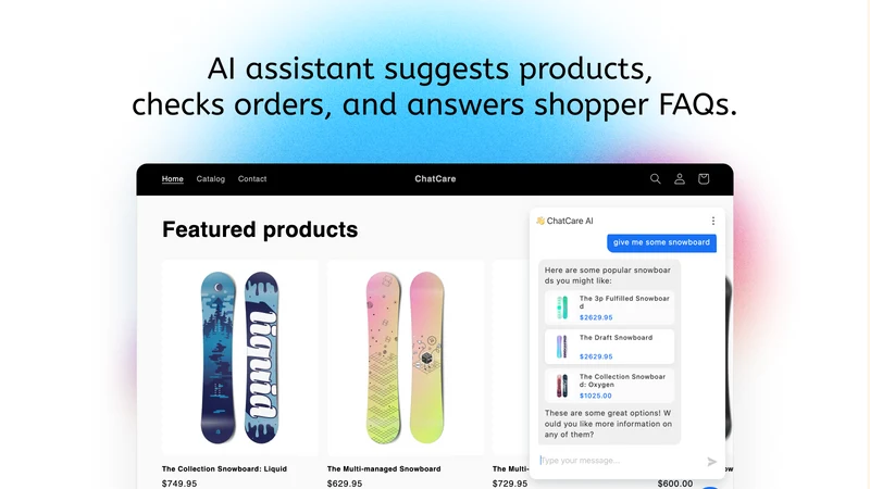 ChatCare AI Chatbot
