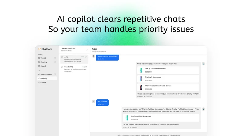 ChatCare AI Chatbot