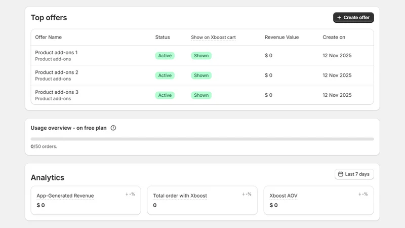 XB: AI Product Upsell & Addons