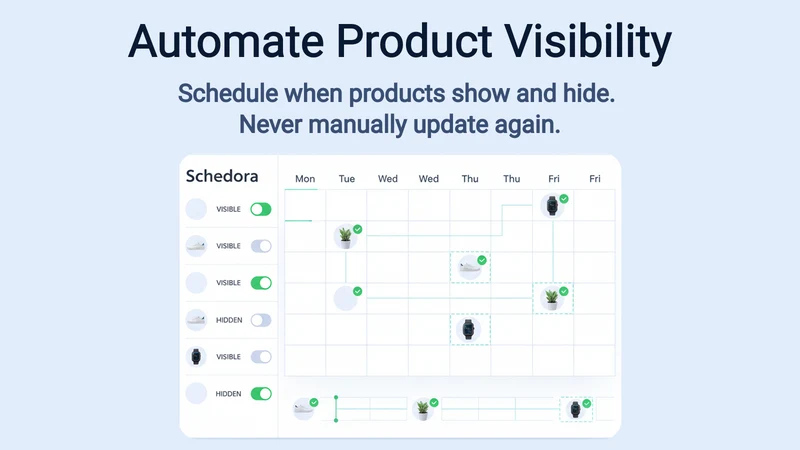 Schedora: Schedule Products