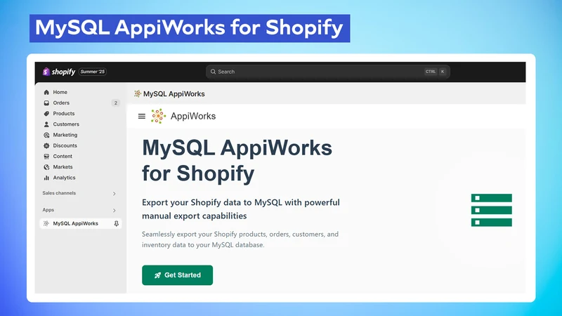 MySQL AppiWorks