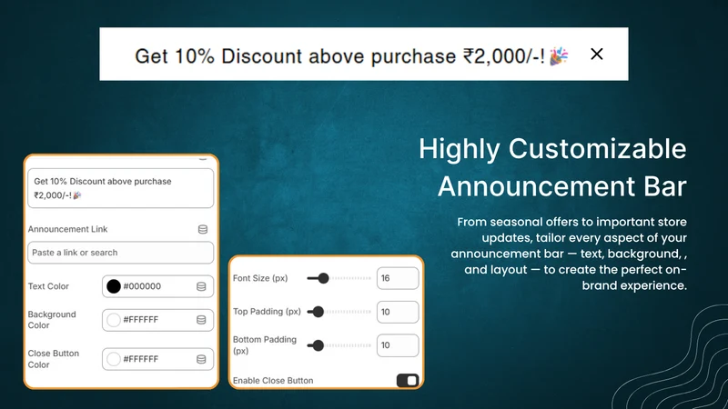 Header Star: Promo Bar & Timer