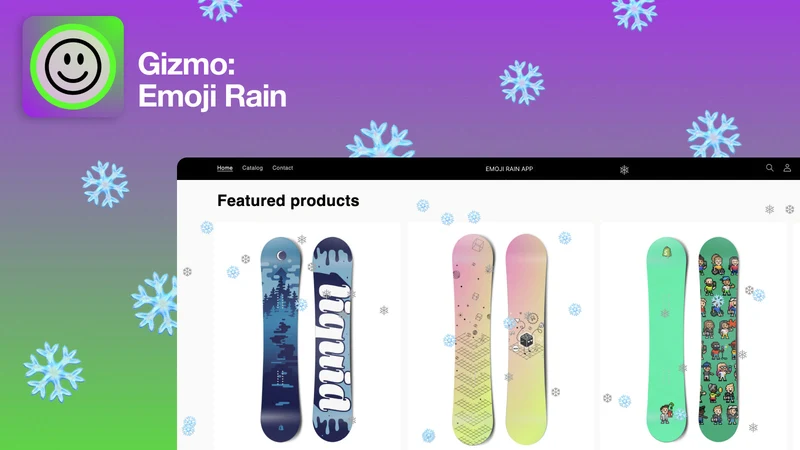 Gizmo: Emoji Rain