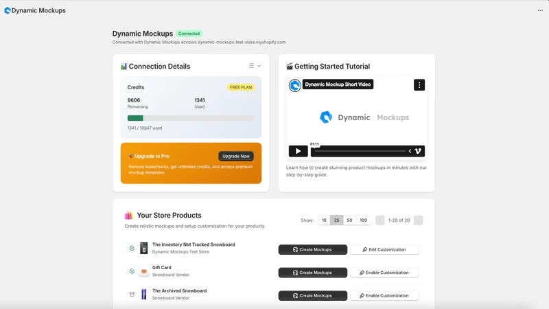 Dynamic Mockups