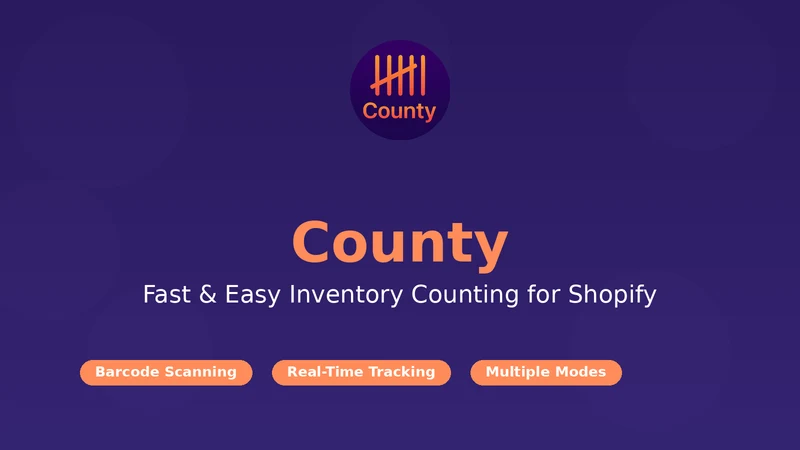 COUNTY ‑ exact stock counting
