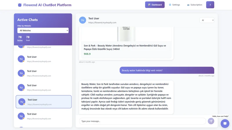 Flowend AI Chatbot
