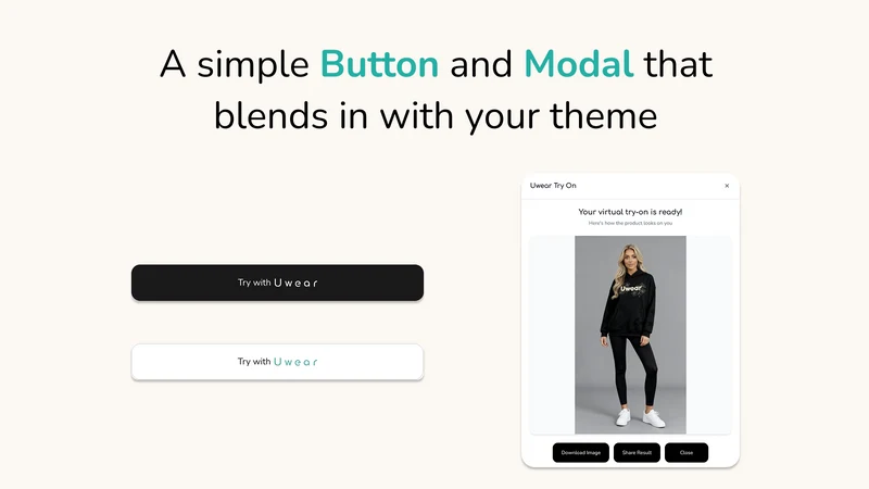 Uwear: One Click Try‑On