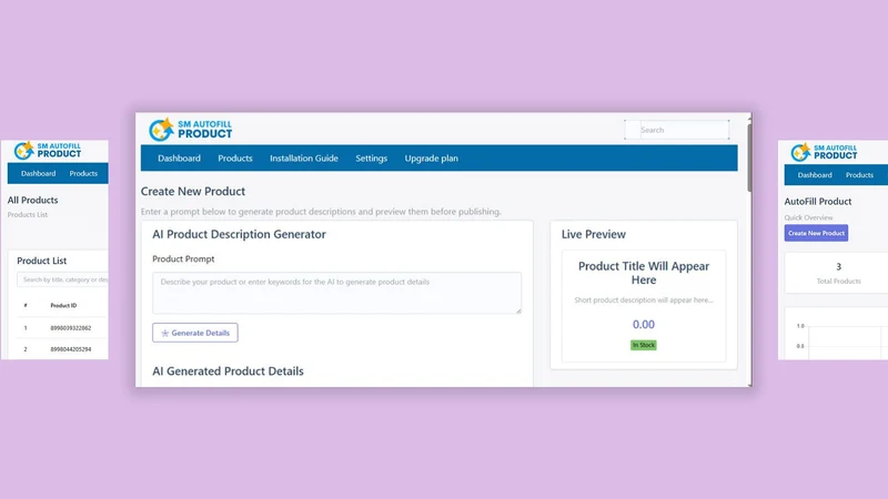 SM AutoFill Product