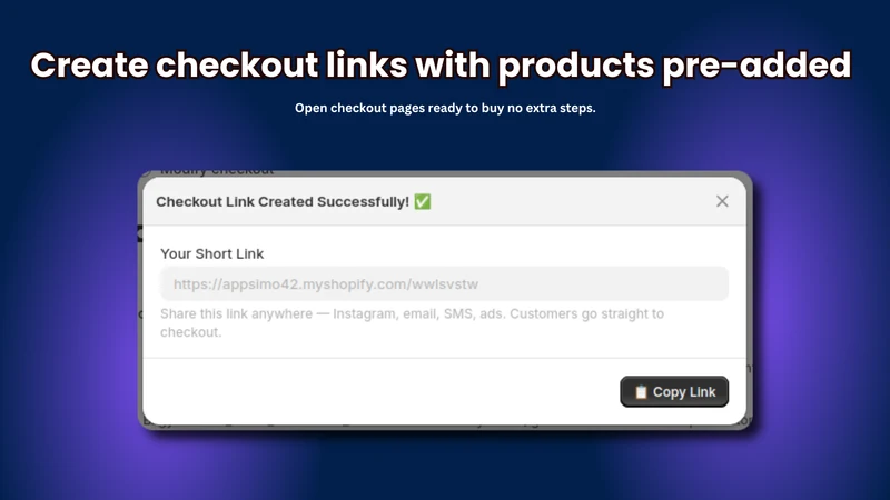 Otter Checkout Links
