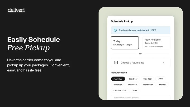 Deliveri ‑ Modern Shipping