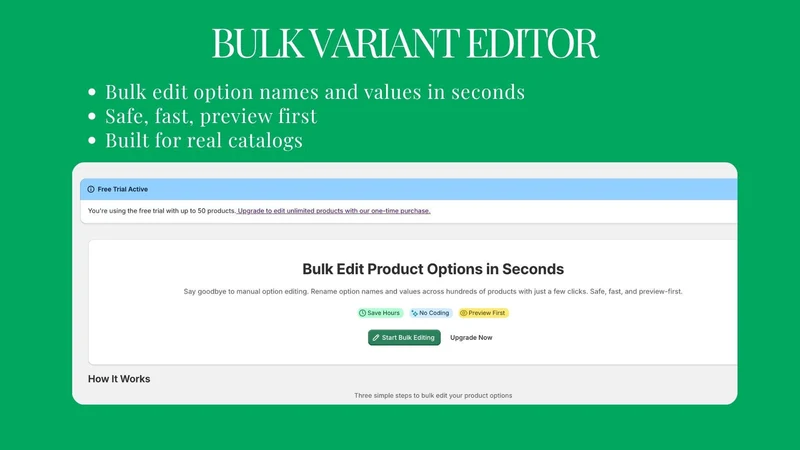 PS: Bulk Variant Editor