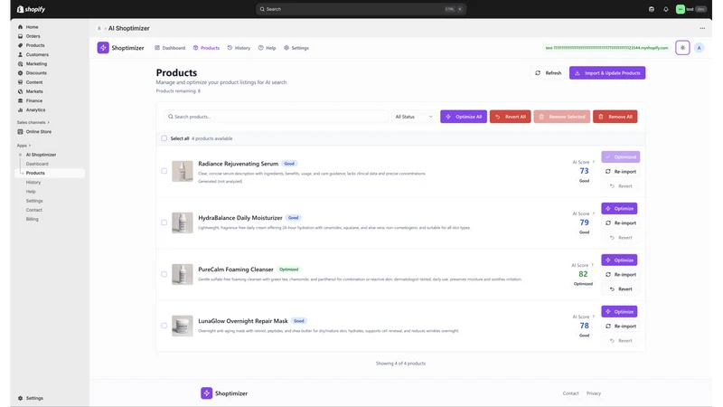 AI Shoptimizer