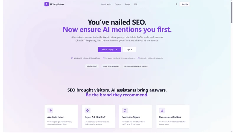 AI Shoptimizer