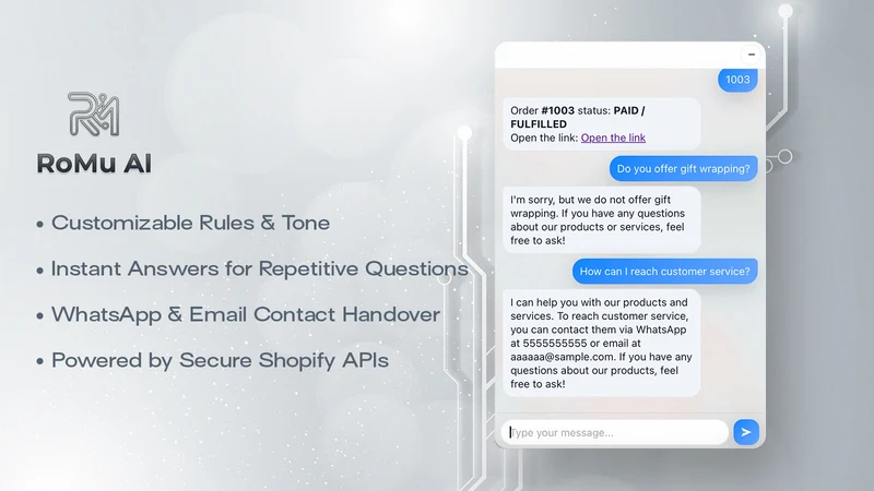 RoMuAI – AI Customer Service