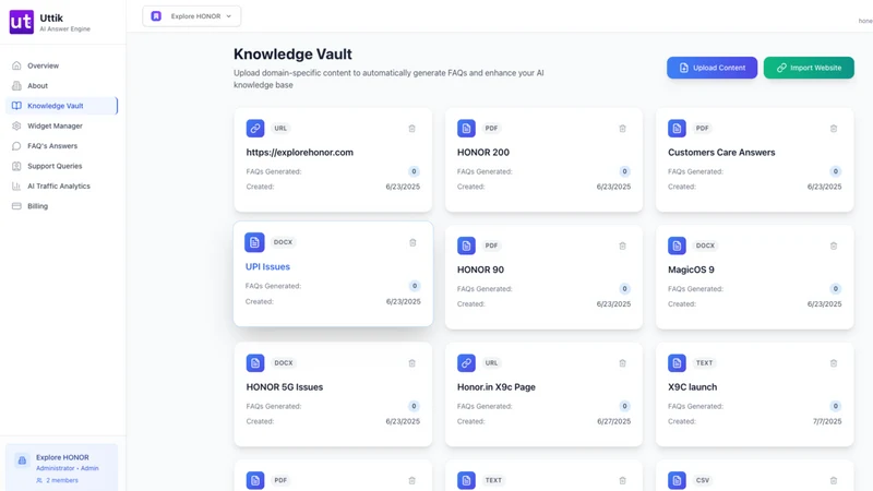 Store FAQs :Support Automation