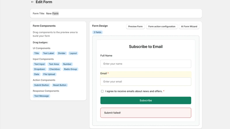 OIX ‑ AI Custom Form Builder