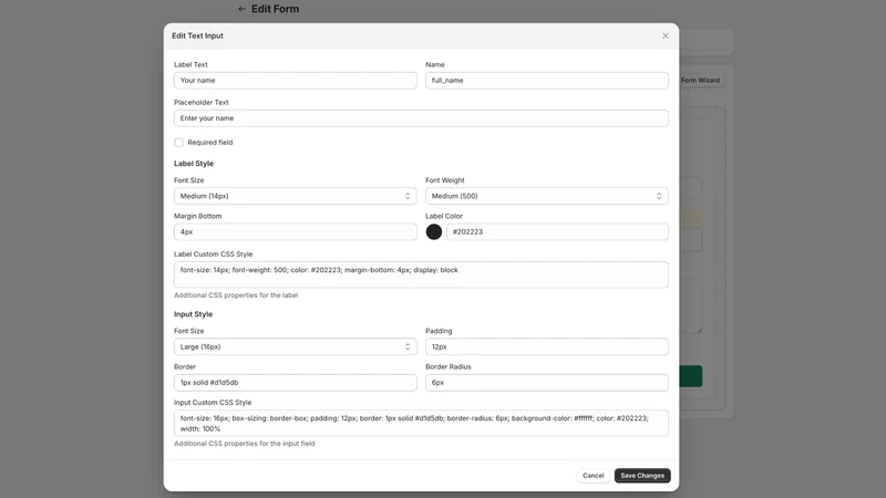 OIX ‑ AI Custom Form Builder