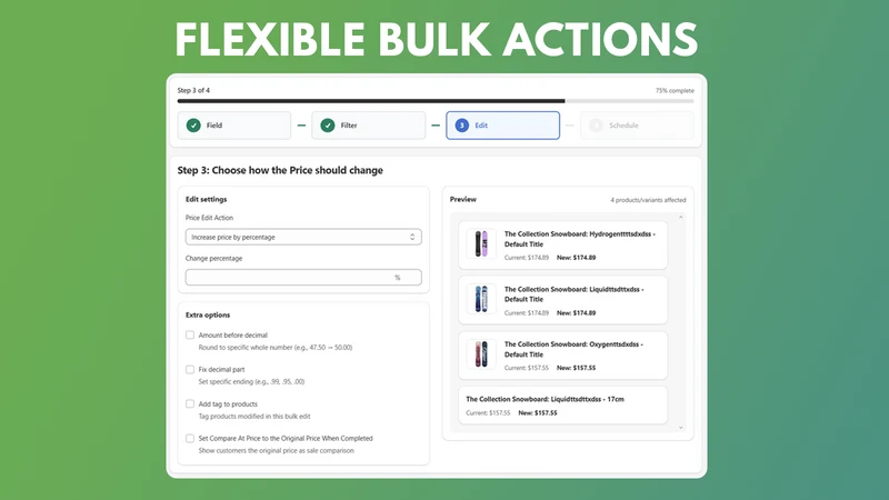 Flux Bulk Product/Price Editor
