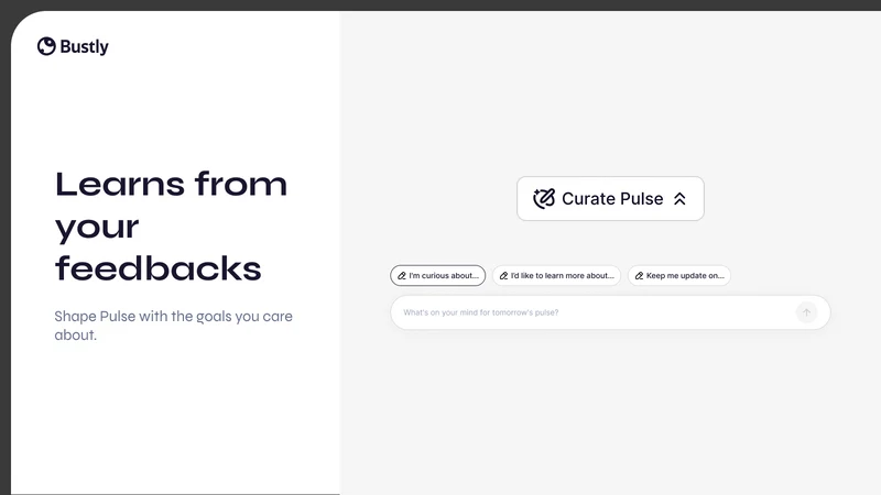 Bustly ‑ Your 24/7 AI Operator