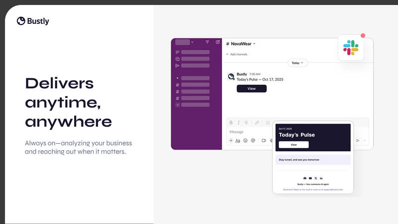 Bustly ‑ Your 24/7 AI Operator