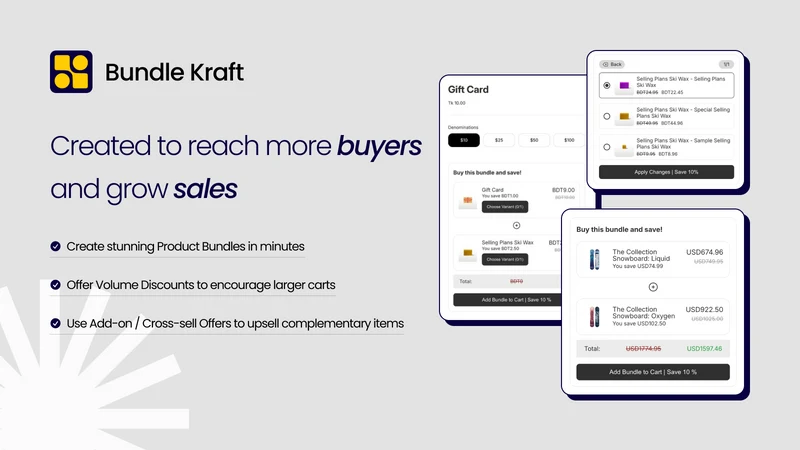 Bundle Kraft | Quantity Breaks