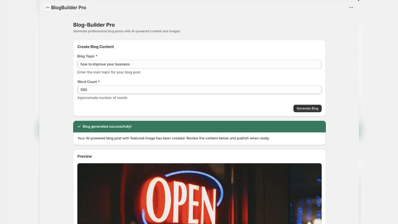 BlogBuilder Pro —AI SEO blog