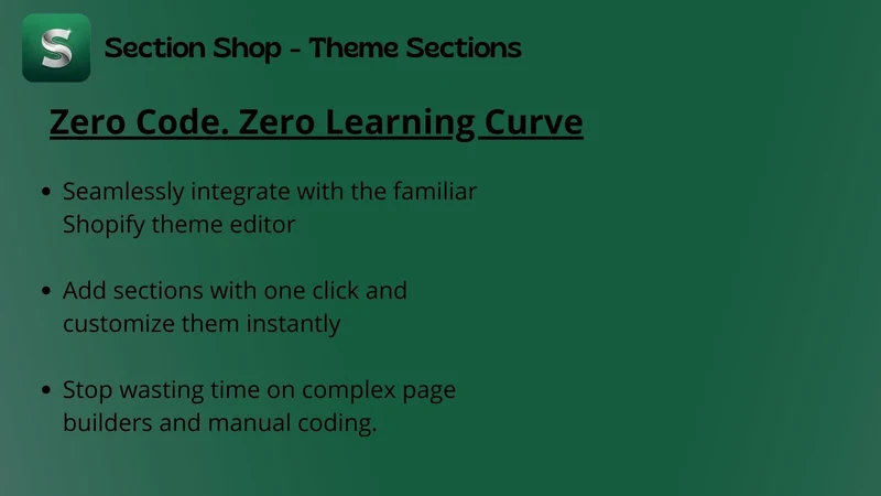 Section Shop: Theme Sections