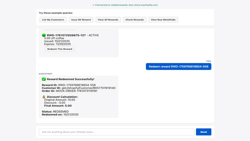 Stabile: AI Shopper Rewards