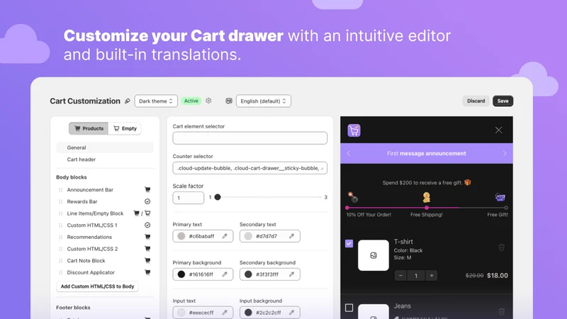 CloudCart: Smart Checkbox Cart
