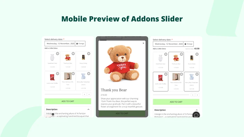 HD ‑ Addons & Product Options