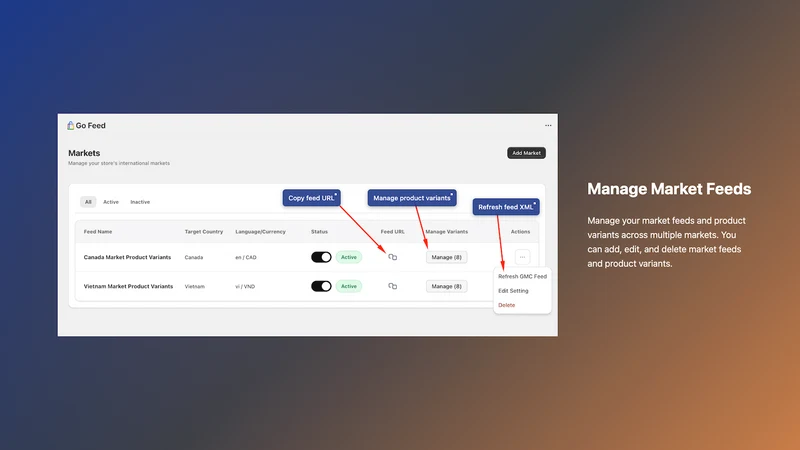 Go Feed: Google Merchant Sync
