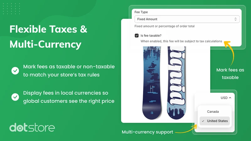 Dotstore Extra Fees Manager
