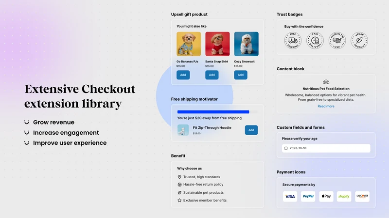 Checkout Boost: Rules & Upsell