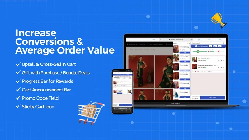 UpCart‑ Cart Drawer & Upsell