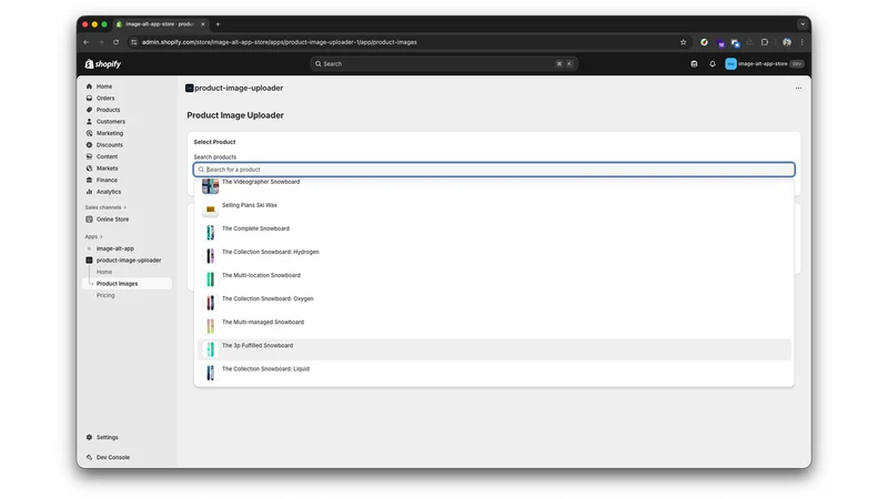 Bulk Image Upload & Alt Text