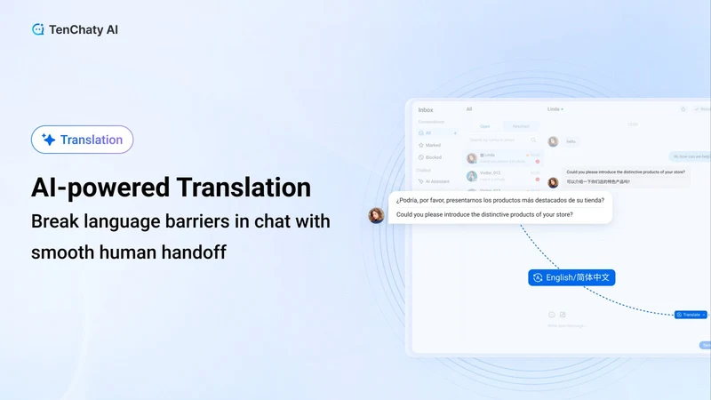 TenChaty: AI Chatbot+Live Chat
