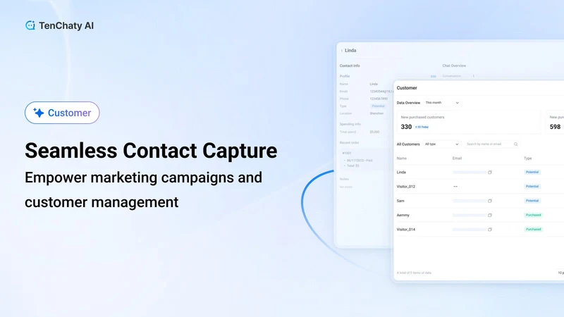 TenChaty: AI Chatbot+Live Chat