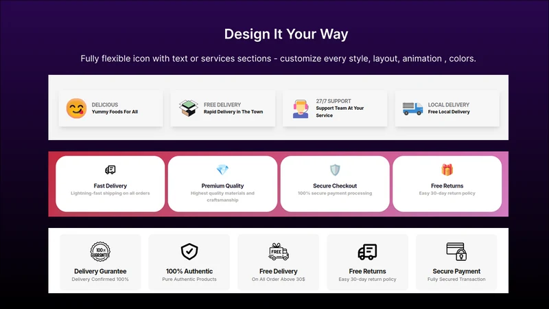 ShopVisual ‑ Feature Icons