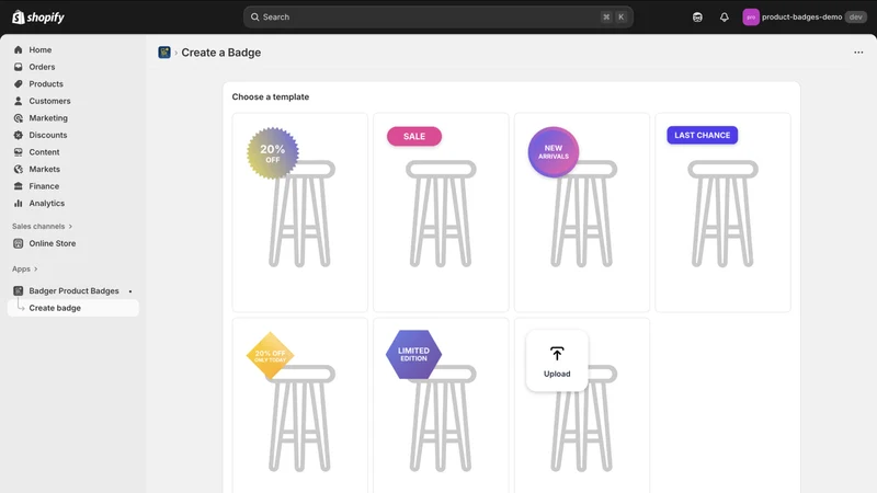 BADGER Animated Product Badges