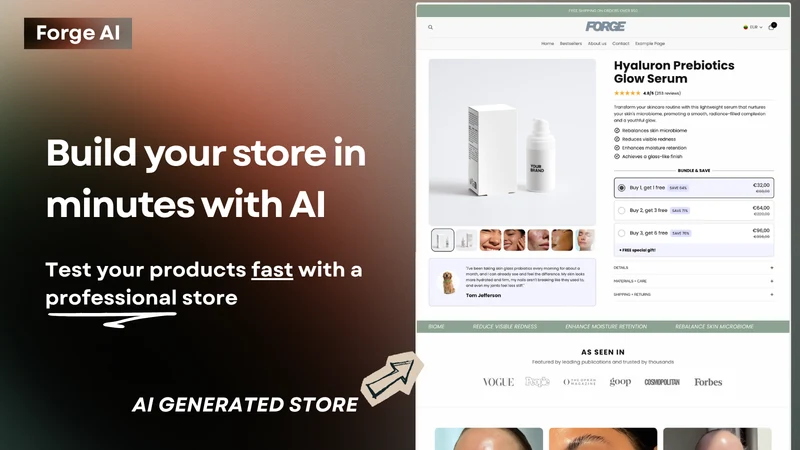 Forge: AI Store Builder