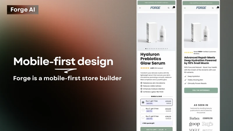 Forge: AI Store Builder