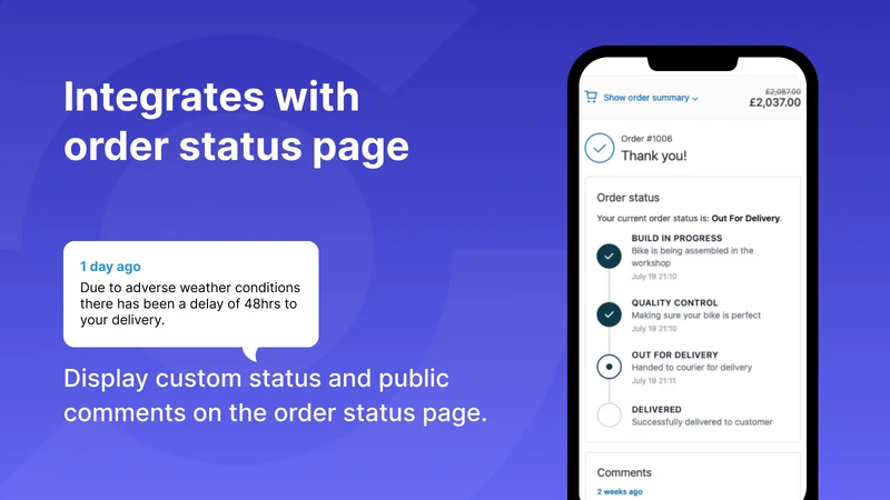 StatusPro ‑ Order Status