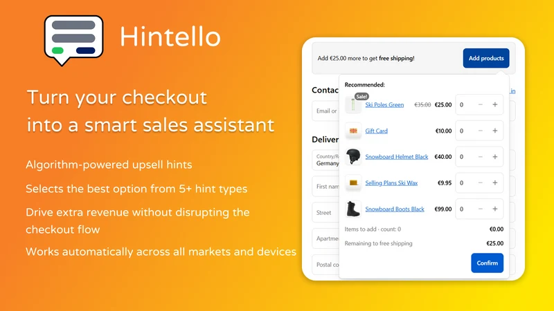 Hintello: AI Upsell