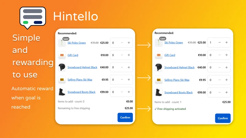 Hintello: AI Upsell